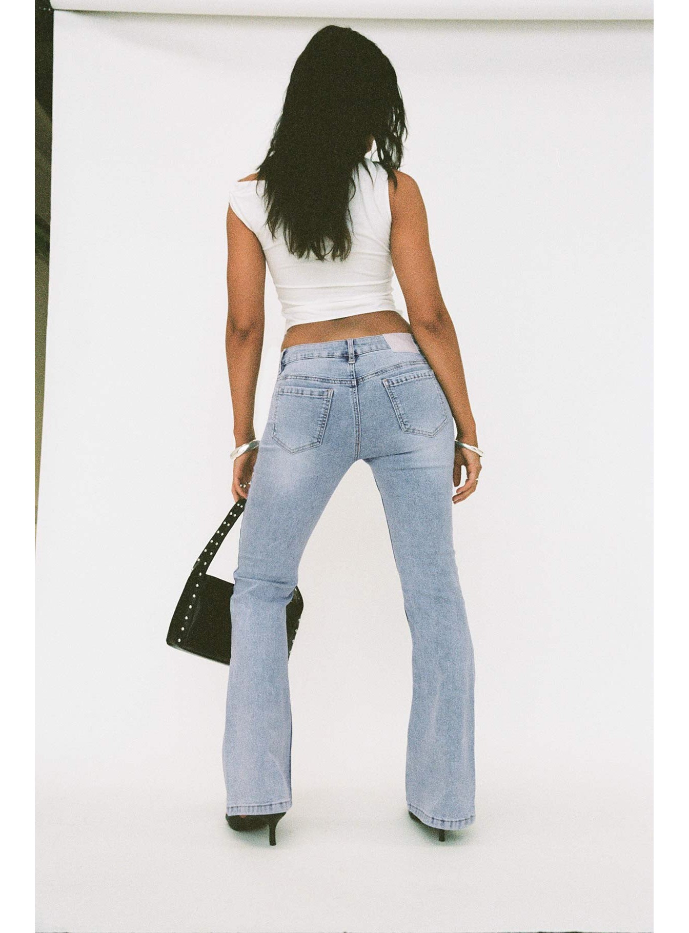 Bethany Bootleg Low Rise Jeans Light Wash