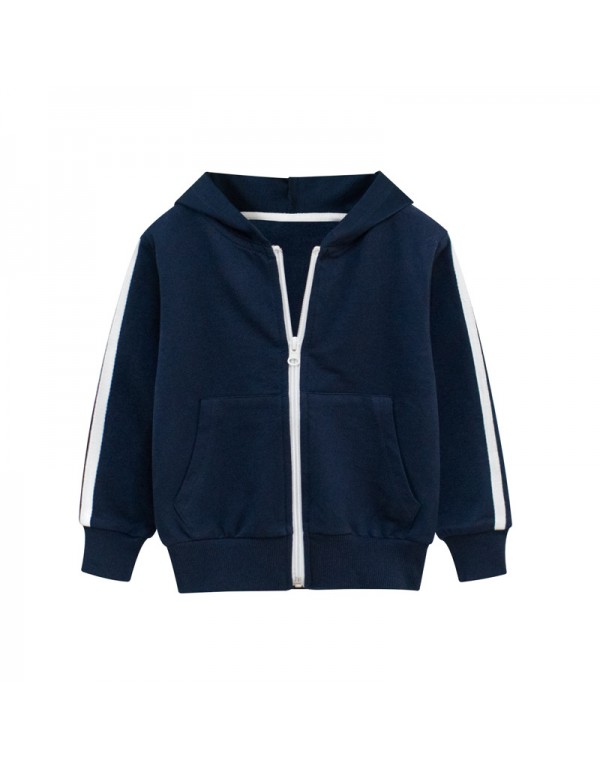  Spring Children's Wear Korean Edition Small And Medium Children's Coat Boys' Fashion Baby Hoodie One Piece For Sale