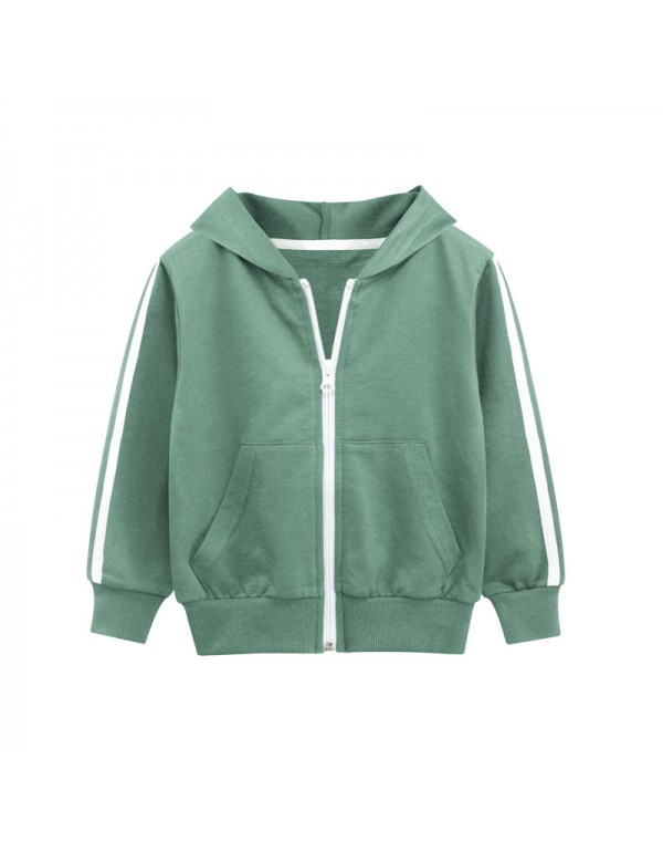  Spring Children's Wear Korean Edition Small And Medium Children's Coat Boys' Fashion Baby Hoodie One Piece For Sale