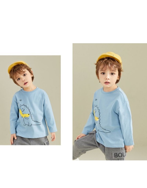 Wholesale Balan Duomi Spot Boys' Long Sleeve T-Shirts Long Sleeve Basecoat Spring And Autumn Pure Cotton Top Children's Fashion