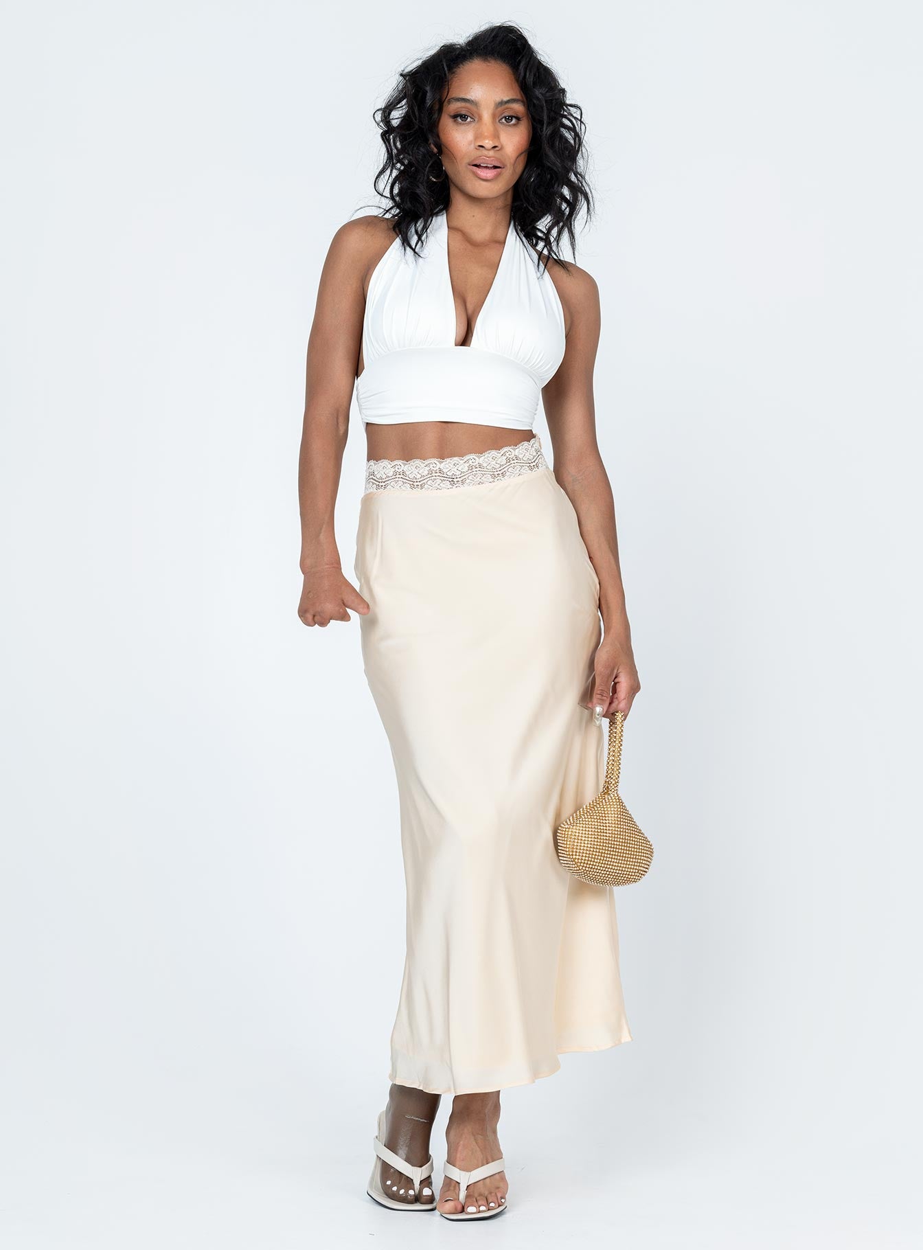The Charmaine Maxi Skirt Cream
