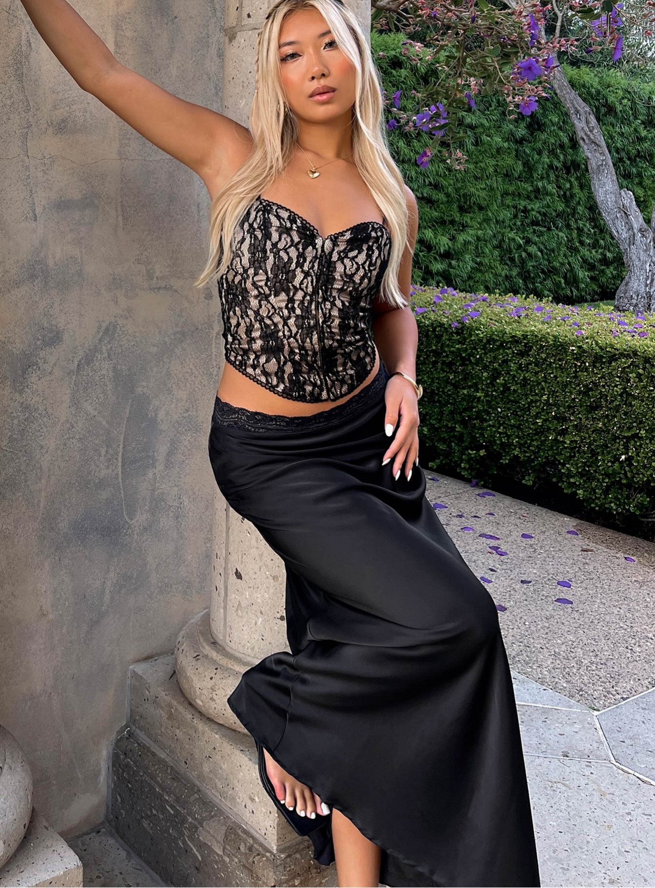 The Charmaine Maxi Skirt Black