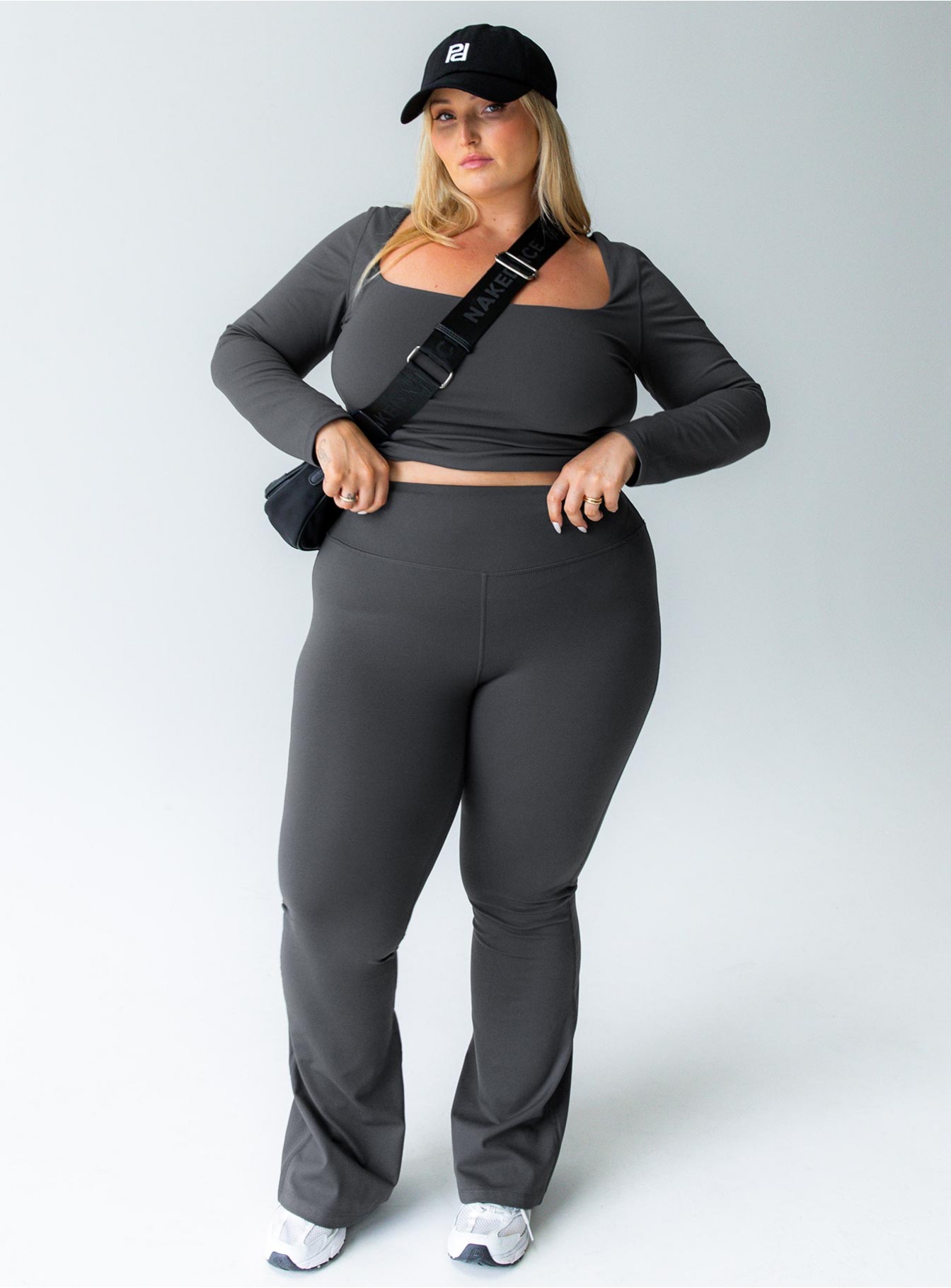 Integrity Activewear Yoga Pants Grey Curve