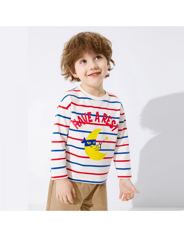 Wholesale Balan Duomi Spot Boys' Long Sleeve T-Shirts Long Sleeve Basecoat Spring And Autumn Pure Cotton Top Children's Fashion