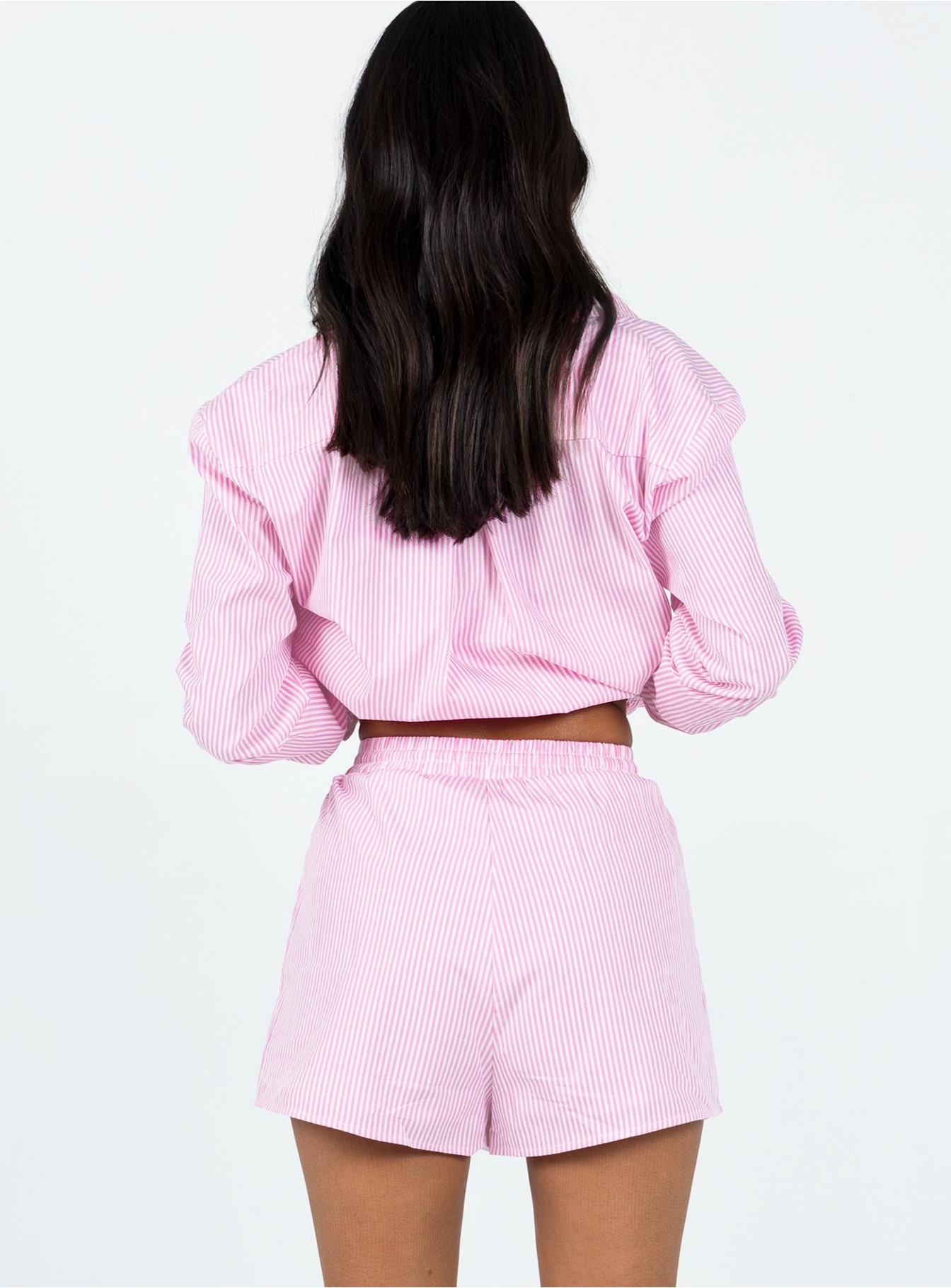 The Chloe Set Pink Stripe Lower Impact
