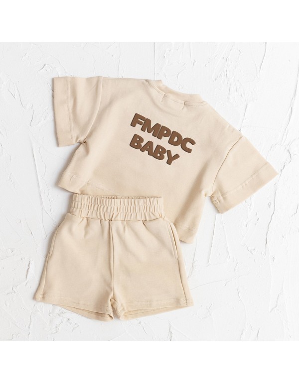  New Baby Short Sleeve Set Ins Style Summer Letter...