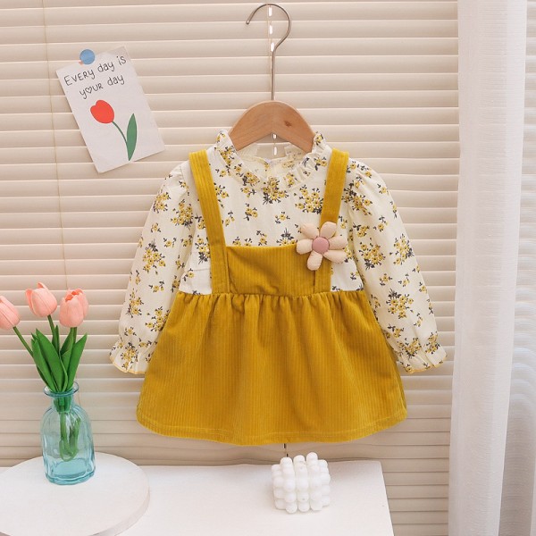 Girls' Dress 2023 Spring And Autumn New Girls' Kor...