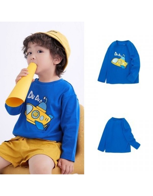 Wholesale Balan Duomi Spot Boys' Long Sleeve T-Shirts Long Sleeve Basecoat Spring And Autumn Pure Cotton Top Children's Fashion