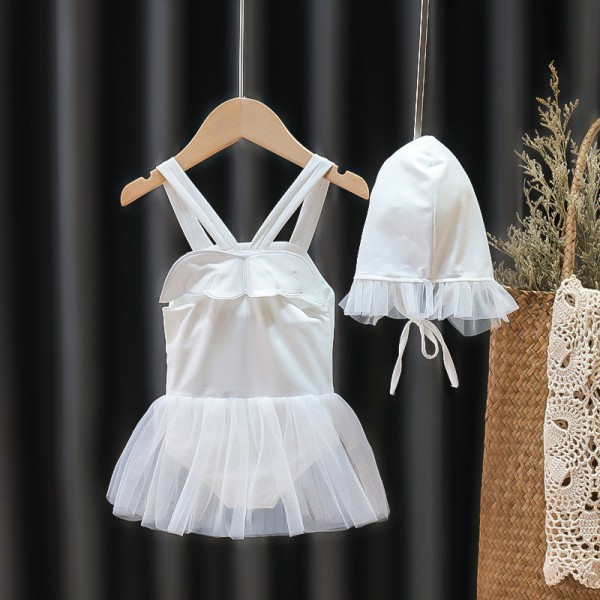 Girls' Summer Dress  New Children's Net Red Fashio...