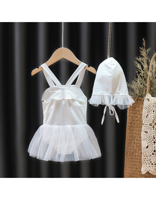 Girls' Summer Dress  New Children's Net Red Fashio...