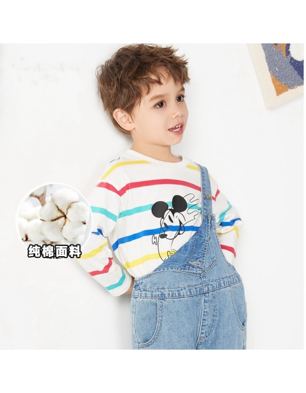 Wholesale Balan Duomi Spot Boys' Long Sleeve T-Shirts Long Sleeve Basecoat Spring And Autumn Pure Cotton Top Children's Fashion